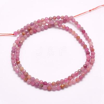 Natural Ruby Beads Strands G-F509-16-2mm-1