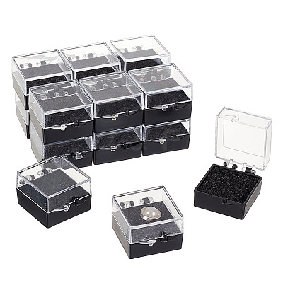 Plastic Presentation Boxes for Badge Storage & Display AJEW-WH0502-09-1