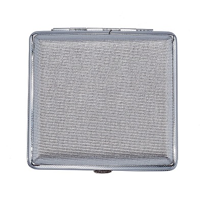 Shining Square Alloy Cigarette Cases AJEW-L014-02-1