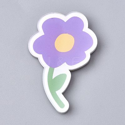 Fridge Magnets Acrylic Decorations AJEW-F042-07-1