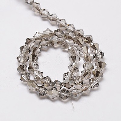 Imitate Austrian Crystal Bicone Glass Beads Strands GLAA-F029-3x3mm-07-1