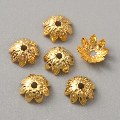 Iron Bead Caps IFIN-WH0073-08B-G-1