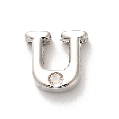 Rack Plating Brass Cubic Zirconia Beads KK-L210-008P-U-1