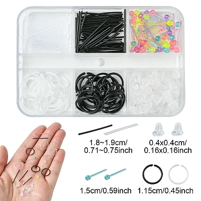 PP and PVC Earring Findings Kits SJEW-YW001-01-1