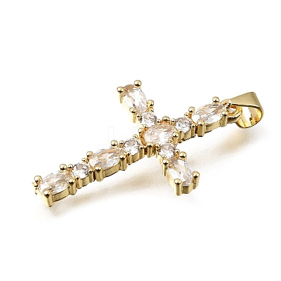 Easter Brass Pave Cubic Zirconia Pendants CU-E002-01F-G07-1