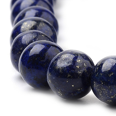 Natural Lapis Lazuli Beads Strands G-S259-43-6mm-1