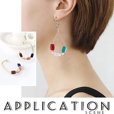 240Pcs 8 Colors Acrylic Beads OACR-NB0001-21-1