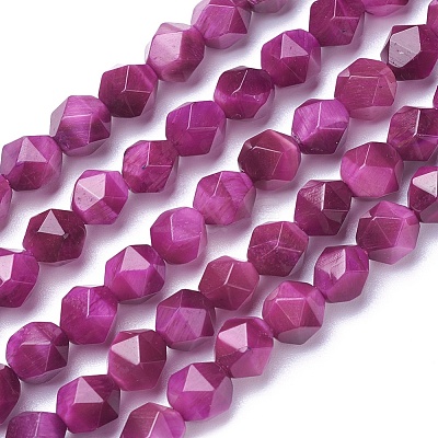Natural Tiger Eye Beads Strands G-P424-A05-6mm-1