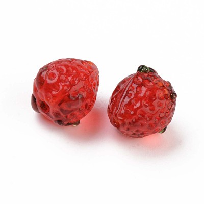 Handmade Bumpy Lampwork Beads X-LAMP-S194-012-1