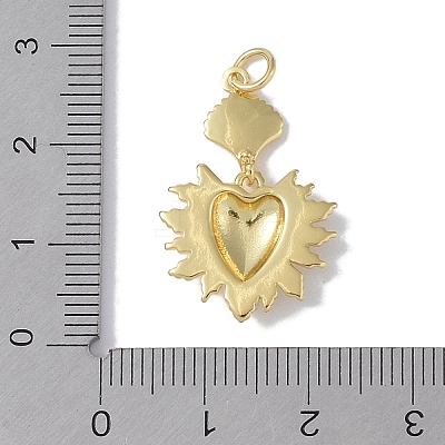 Rack Plating Brass Pendants KK-E110-04G-1