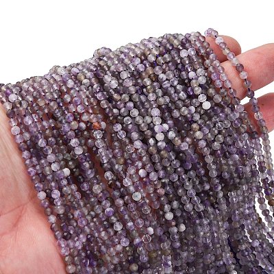 Natural Amethyst Beads Strands G-RM2025-A08-3mm-1