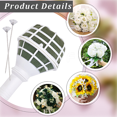 2Pcs Plastic Bridal Bouquet Holder FIND-SP0005-59-1