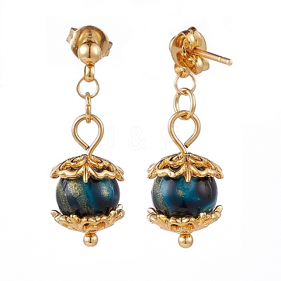 Dangle Stud Earrings EJEW-JE04440-1