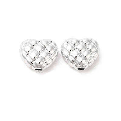 Plating CCB Plastic Waffle Beads PACR-C004-08P-1