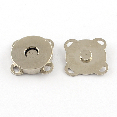 Iron Purse Snap Clasps IFIN-R203-69P-1