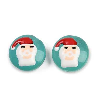 Christmas Handmade Lampwork Enamel Beads X1-LAMP-C020-03D-1
