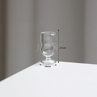 Glass Cups Miniature Ornaments MIMO-PW0001-149G-1