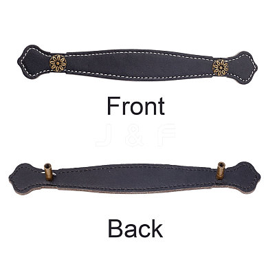 PU Leather Drawer Handles FIND-WH0052-55A-1