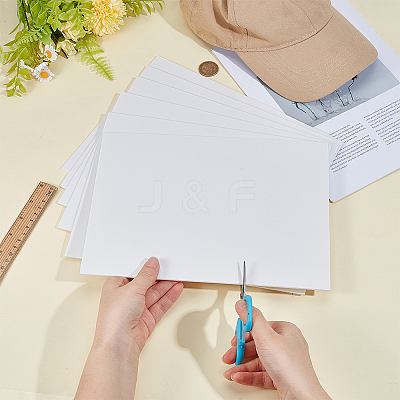 Cap Brim Plastic Board DIY-WH0591-246B-02-1