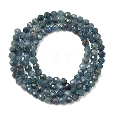Natural Kyanite/Cyanite/Disthene Beads Strands G-G259-D04-3mm-1