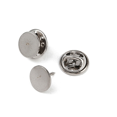304 Stainless Steel Butterfly Clutches Pin Backs X-STAS-P262-03P-03-1