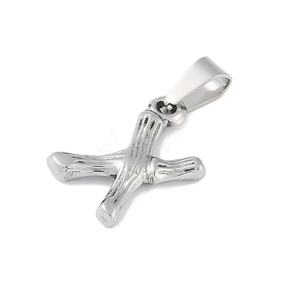 Non-Tarnish 304 Stainless Steel Pendants STAS-F235-01P-X-1