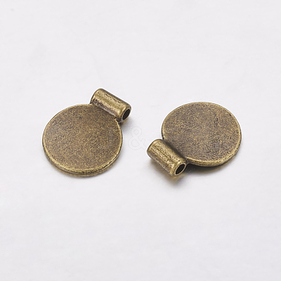 Tibetan Style Alloy Charms Pendants X-TIBEP-A19547-AB-FF-1
