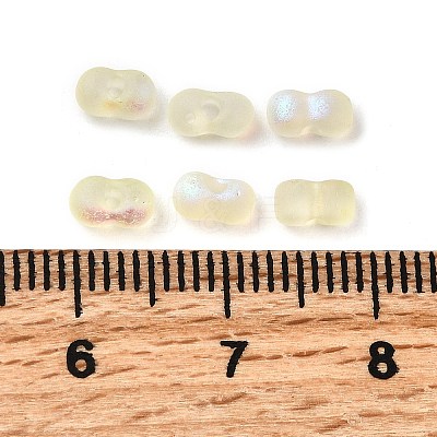 Glass Frosted Seed Beads SEED-NH0002-01F-1