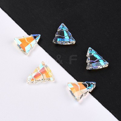 Glass Rhinestone Pendants RGLA-O002-A01-001PS-1
