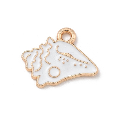 Alloy Enamel Pendants ENAM-A008-38KCG-02-1
