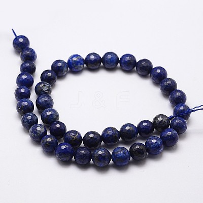 Natural Lapis Lazuli Beads Strands G-G736-22-6mm-1