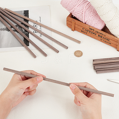Black Walnut Wood Craft Sticks DIY-WH0308-568-1