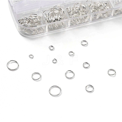 1 Box Brass Open Jump Rings KK-X0059-S-B-1