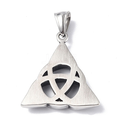 304 Stainless Steel Pendants STAS-C065-15AS-1
