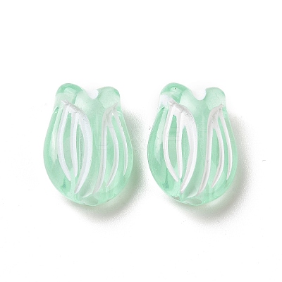 Transparent Acrylic Beads OACR-E015-29-1