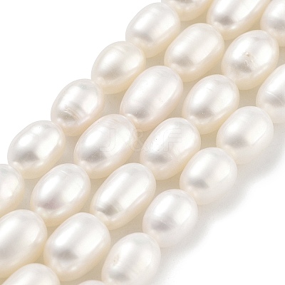 Natural Cultured Freshwater Pearl Beads Strands PEAR-P062-08L-1