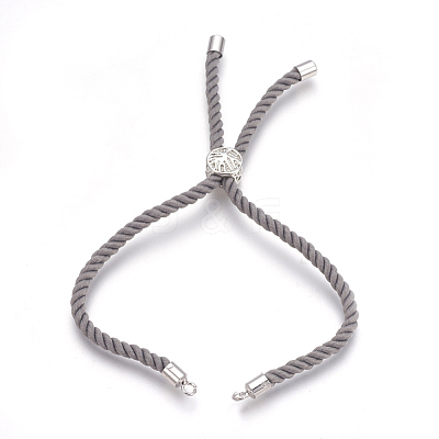 Cotton Cord Bracelet Making KK-F758-03J-P-1