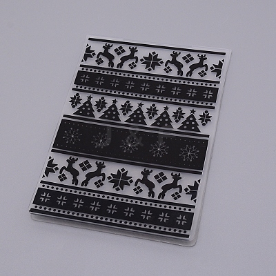 Plastic Fondant Stencil DIY-WH0221-01O-1