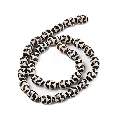 Tibetan Style dZi Agate Beads Strands G-N344-02C-1