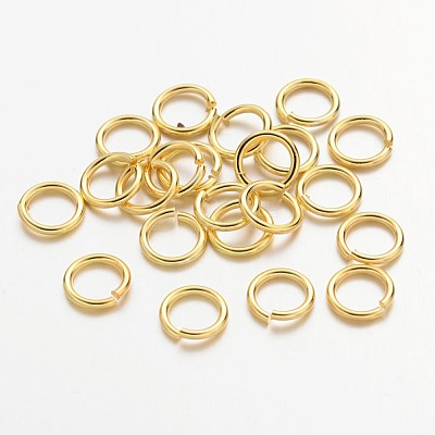 Brass Open Jump Rings JRC7MM-G-1