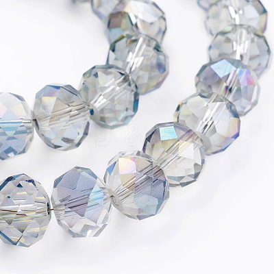Electroplate Glass Beads Strands X-EGLA-S001-1-1
