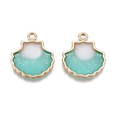 Alloy Enamel Pendants ENAM-I044-11C-1