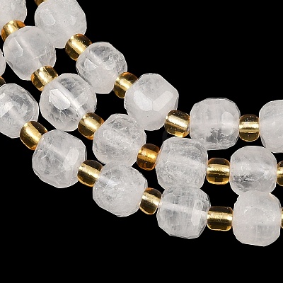 Natural Rainbow Moonstone Beads Strands G-Z147-A01-02-1