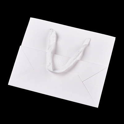 Rectangle Paper Bags with Rope Handles CARB-L011-02B-06-1