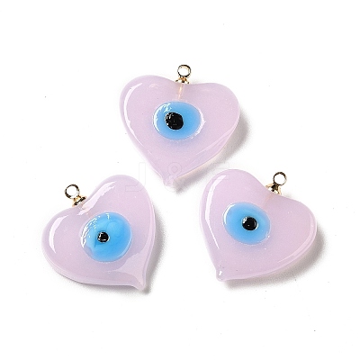 Handmade Lampwork Pendants LAMP-E030-01G-05-1