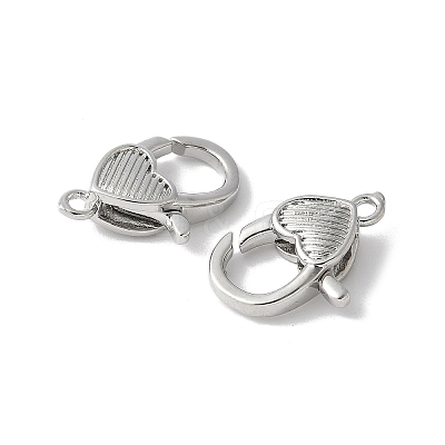 Brass Lobster Claw Clasps KK-F893-11P-1