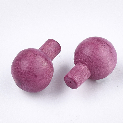 Natural Wood Beads WOOD-T018-04D-1