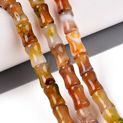 Natural Agate Beads Strands G-Q606-61-1