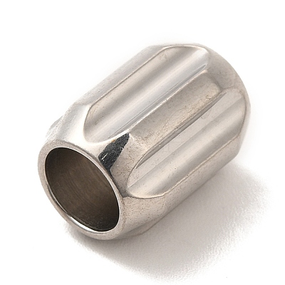 Non-Tarnish 304 Stainless Steel Glazed European Beads STAS-M308-10A-1