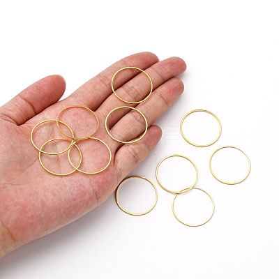 Brass Linking Rings X-EC18725MM-G-1